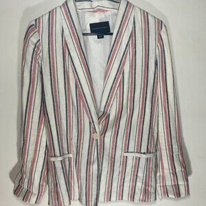 Adrienne Vittadini Linen Blend Blazer